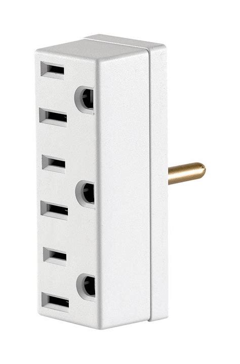 10 Pc Leviton Polarized 3 Outlets Outlet Adapter 1 Pk