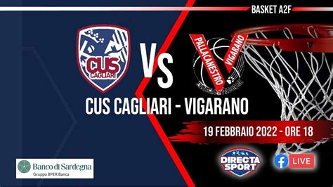 Basket A2F Cus Cagliari Pall Vigarano 53 48 YouTube