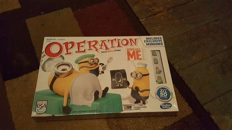 Operation Game Despicable Me Minions New Silly Skill Game Hasbro Buzzer