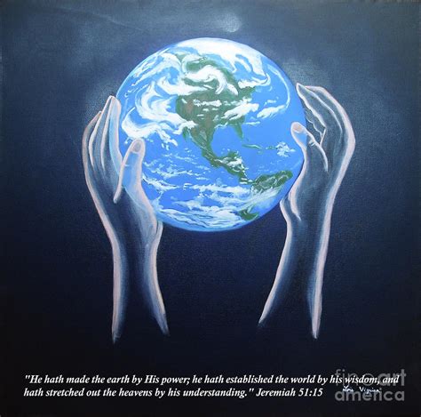 God Created the World Painting by Lois Viguier - Pixels