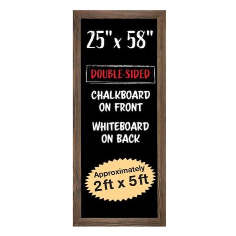 Excello Global Products Excello In X In Wooden Wall Chalkboard