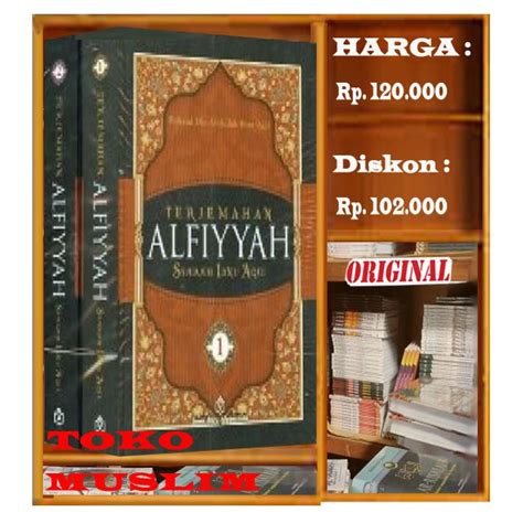 Jual Buku Terjemahan Alfiyyah Syarah Ibnu Aqil 1 Set 2 Jilid Shopee