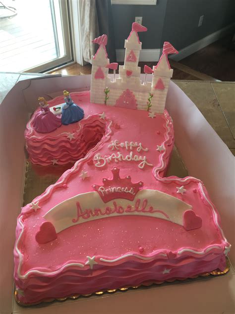 Princess Shaped Number Two Cake Nd Birthday Cake Girl Second