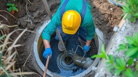 Premium Photo Pumping Out A Home Septic Tank Essential Routine