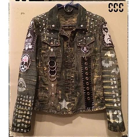 Distressed Alice Denim Jacket By Chad Cherry ChadCherryClothing