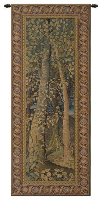 Ivy Forest Belgian Wall Tapestry Traditional Tapestries By