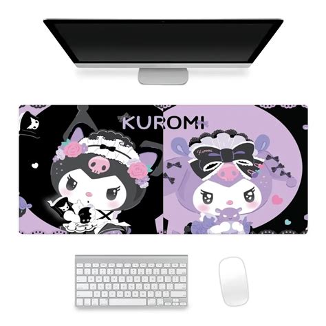 Black Kuromi And Purple Kuromi Mouse Pad Kuromi Store