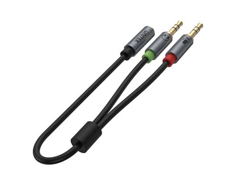 Adapter Rozdzielacz S Uchawek Mikrofonu Mini Jack Unitek Y C Abk