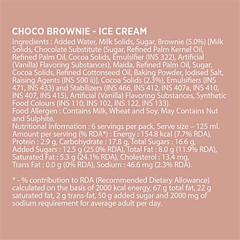 Buy Havmor Ice Cream Choco Brownie Online At Best Price Of Rs 240