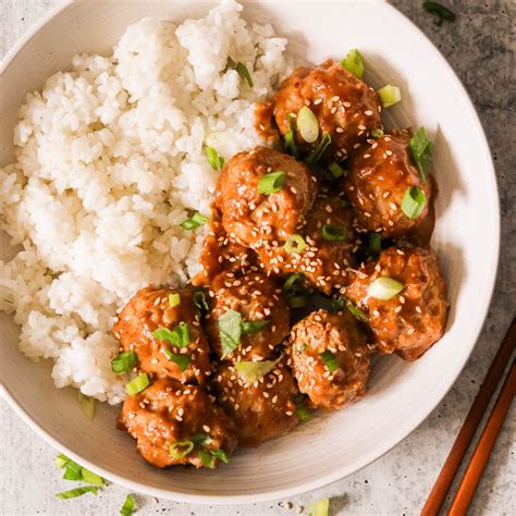 Sticky Asian Chicken Meatballs Paleo Whole30 Quick And Easy Dinner