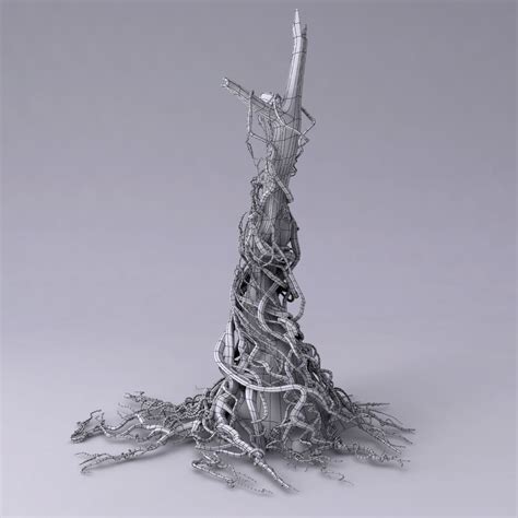 藤本植物树 3d模型 25 Ma Max Obj Free3d