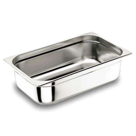 Bac gastro gastronorme perforé GN 1 1 en inox de 32 5 x 53 x 20 cm