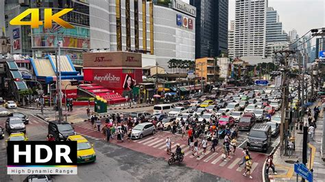 K Hdr Walking Tour Bts Asok In Bangkok Soi Sukhumvit