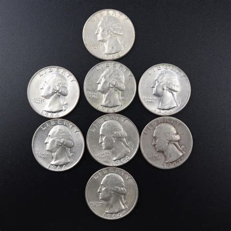 8 Us Silver Quarters Property Room