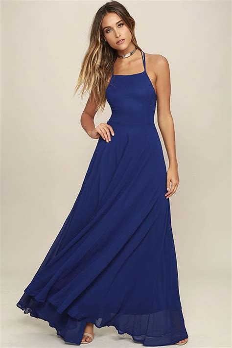 The Strappy To Be Here Royal Blue Maxi Dress Is Your New Fun Go To