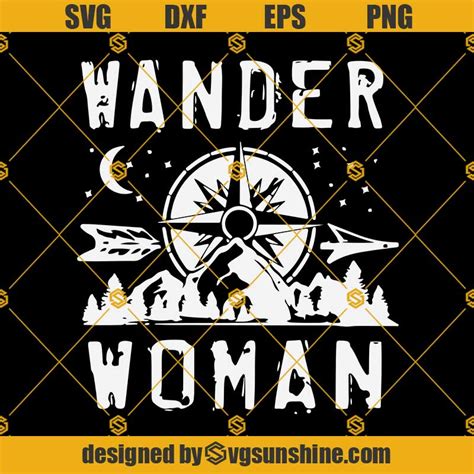 Wander Woman Camping Svg Camping Life Svg Wander Woman Svg