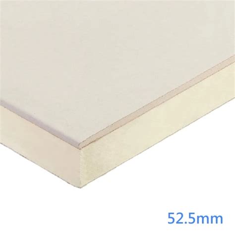 52 5mm 40mm Unilin XT TL Dot And Dab PIR Insulated Plasterboard