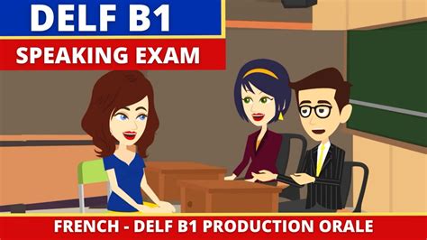 Delf B Production Orale Delf B French Speaking Test Youtube