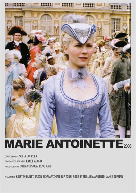 MARIE ANTOINETTE Minimalist Poster