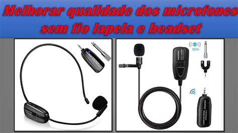 MELHORAR MICROFONES LAPELA OU SEM FIO XIAOKOA BOYA TOMATE YouTube