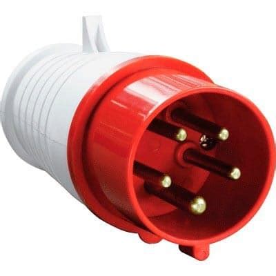 Вилка переносная 32А, 5 полюсов, 380В IP44 ІЕК PSR02-032-5 - цена ...