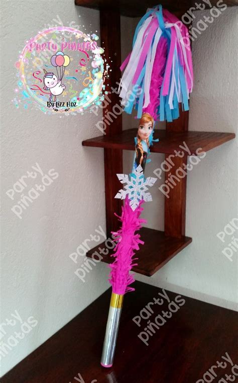 Palo decorado Piñatas faciles Piñata frozen Piñatas de elsa