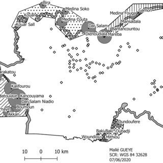 Map Of Niokolo Koba National Park Localities Of Camera Traps And