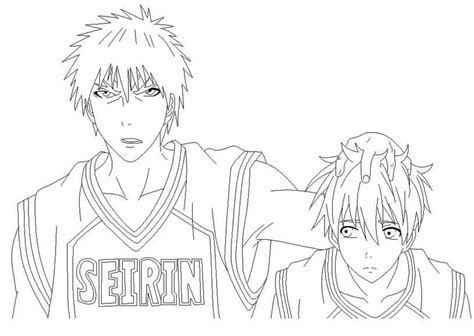 Dibujos De Kagami Taiga Y Kuro Tetsuya De Kuroko No Basket Para