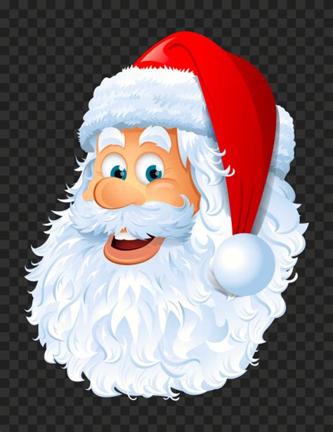 Santa Claus Merry Christmas Happy Face HD PNG | Citypng