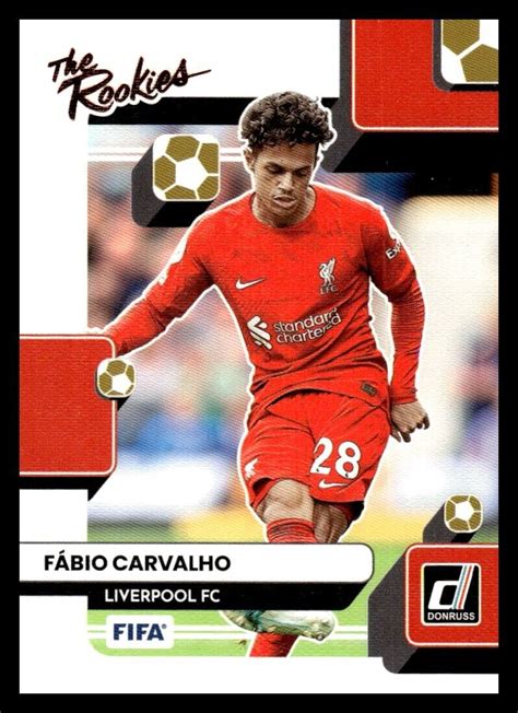 2022 23 Panini Donruss The Rookies 10 Fabio Carvalho Liverpool FC EBay