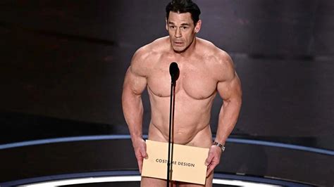 Bizarre Oscars Why John Cena Appeared Naked On Stage