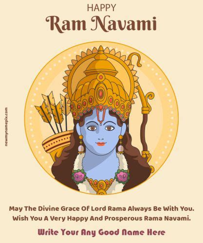 Best Ram Navami Greeting Photo Edit Free Name Wishes