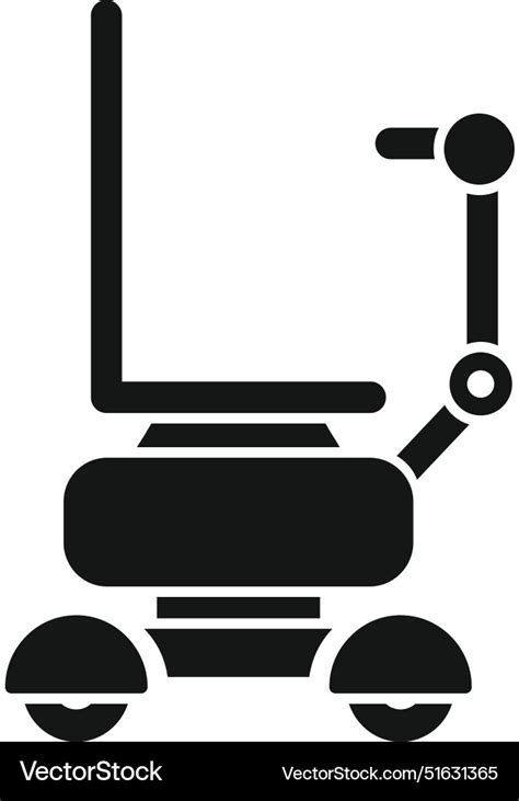 Electric Wheelchair Icon Depicting Mobility Vector Image