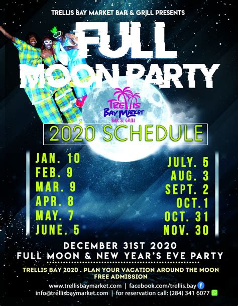 Full Moon Party 2020 - Trellis Bay Market Bar & GrillTrellis Bay Market ...