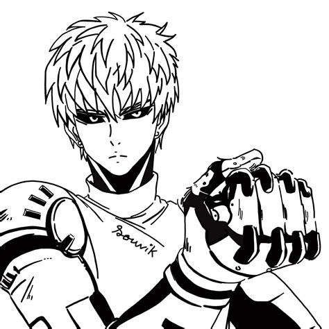 The Best Ideas For One Punch Man Coloring Pages Best Collections Ever Home Decor Diy