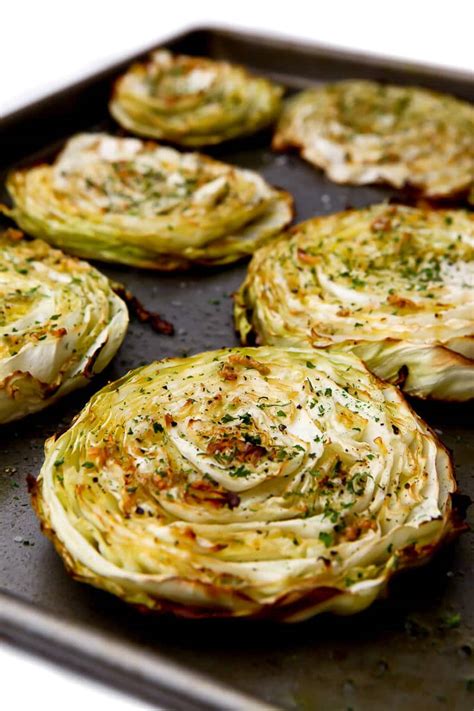 Roasted Cabbage Steaks The Hidden Veggies