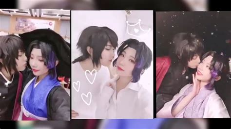 Cosplay Shinobu X Tomioka Kiss Tik Tok Song Kimetsu No Yaiba 鬼灭之刃 Youtube