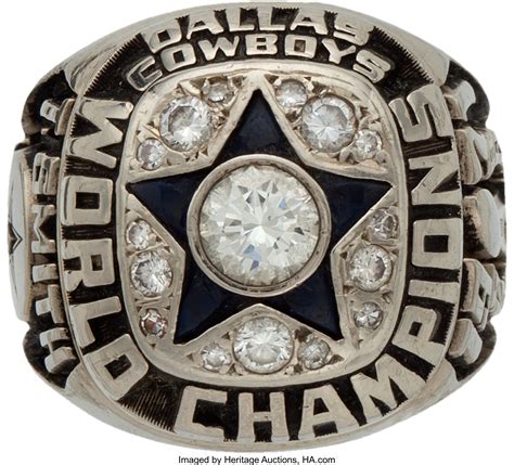 1971 72 Dallas Cowboys Super Bowl Vi Championship Ring Presented To