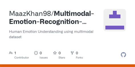 Github Maazkhan98 Multimodal Emotion Recognition Speech Facial And Body Gestures Human