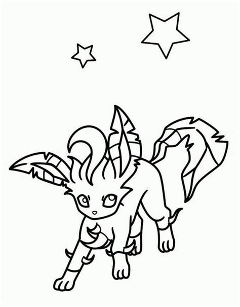 Desenhos De Leafeon Pokemon Para Colorir E Imprimir Colorironline