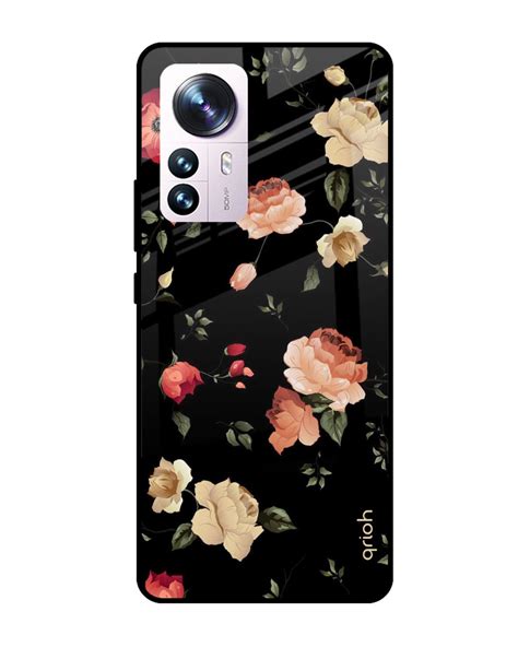 Buy Floral Printed Premium Glass Cover For Mi Pro G Impact