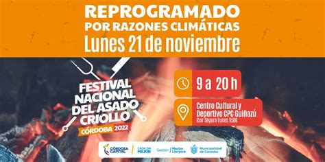 Por Razones Clim Ticas Reprograman El Festival Del Asado Criollo Para