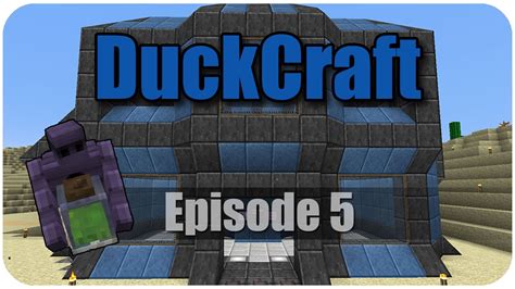 Dansk Modded Minecraft Duckcraft Ep Teknisk Hus Og Quarry Youtube