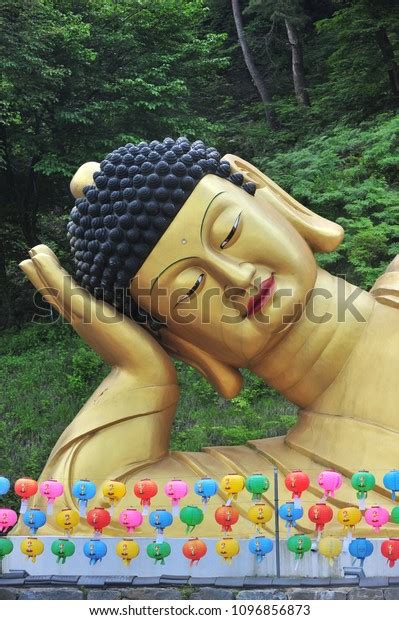 Worlds Largest Lying Down Buddha Sanctuary Stock Photo 1096856873