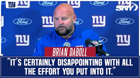 Brian Daboll After Giants 31 16 Loss To Dolphins We Got To Be Better