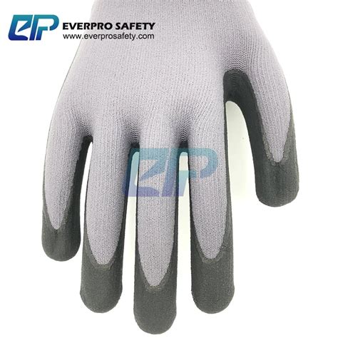 Top Quality 15g Nylon Spandex Liner Gloves Nitrile Micro Foam With