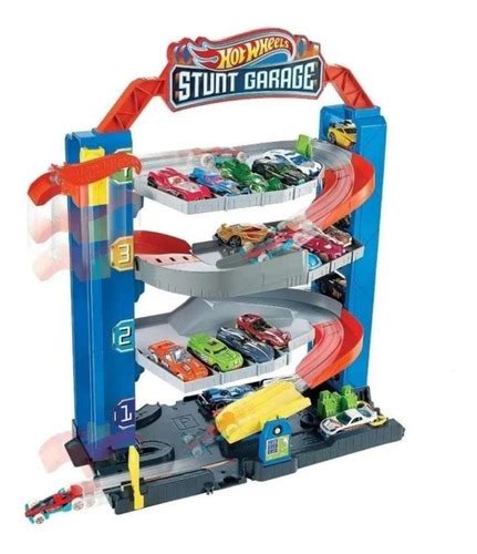 Autopista Hot Wheels Garage Stunt Cuotas Sin Inter S
