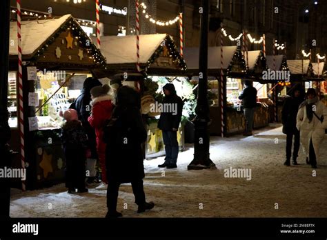 Russian Federation. Saint-Petersburg. The last day of the Christmas ...