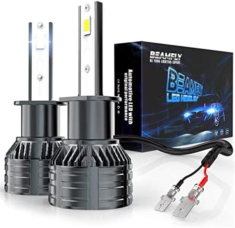 BEAMFLY Ampoules H7 LED 18000LM Phares Avant de Voitures 110W Très