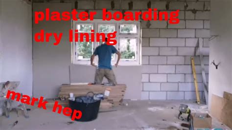 Extension Build Plaster Boarding Dry Lining Youtube